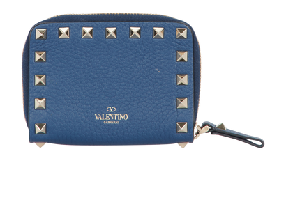 Valentino Rockstud Zipped Coin Purse, front view